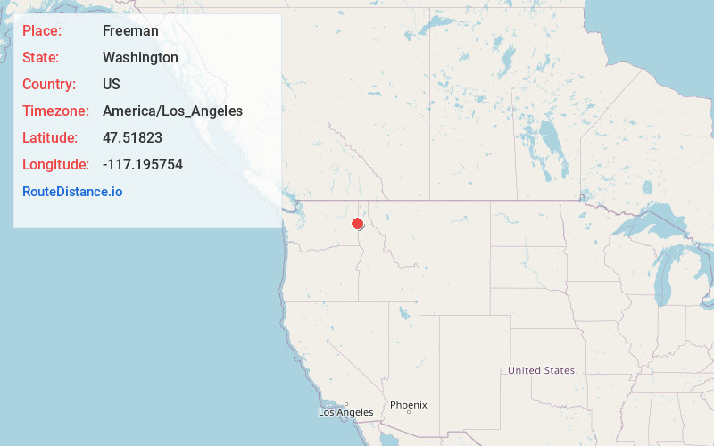 Map of Freeman