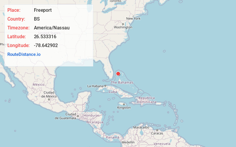 Map of Freeport