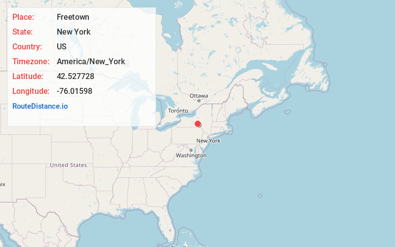 Map of Freetown