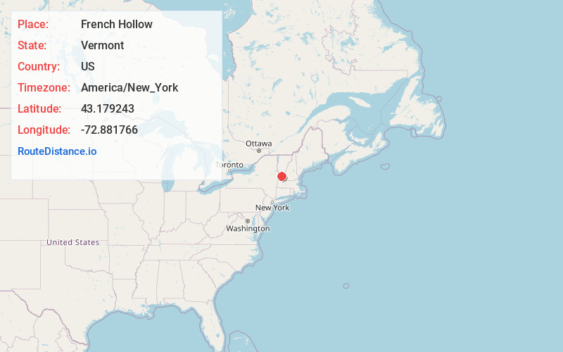 Map of French Hollow