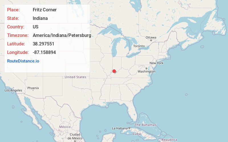 Map of Fritz Corner
