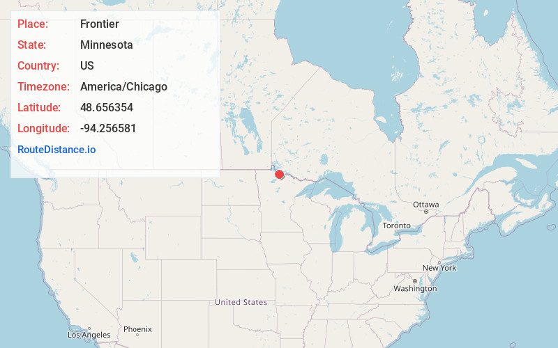 Map of Frontier