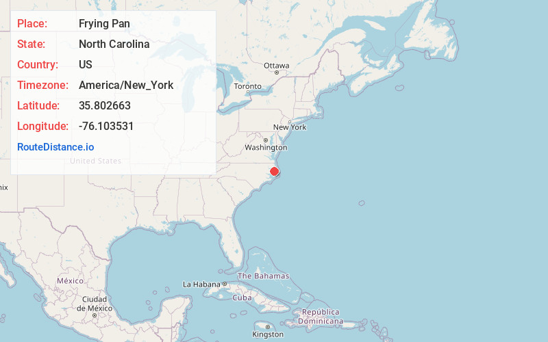 Map of Frying Pan