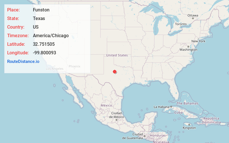 Map of Funston