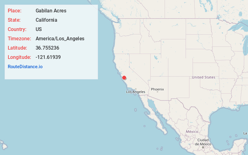 Map of Gabilan Acres