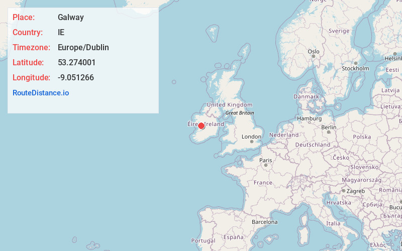 Map of Galway