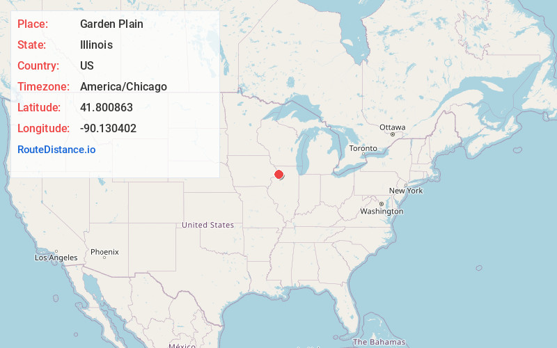 Map of Garden Plain