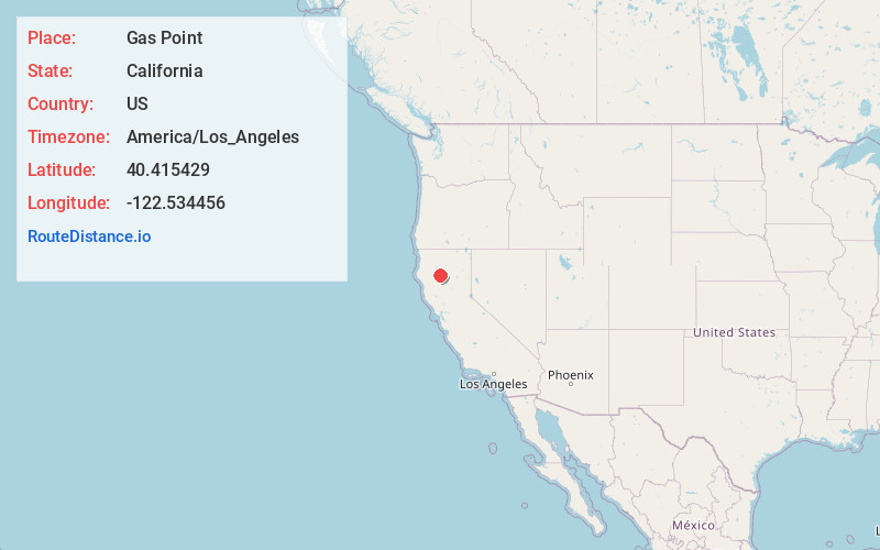 Map of Gas Point