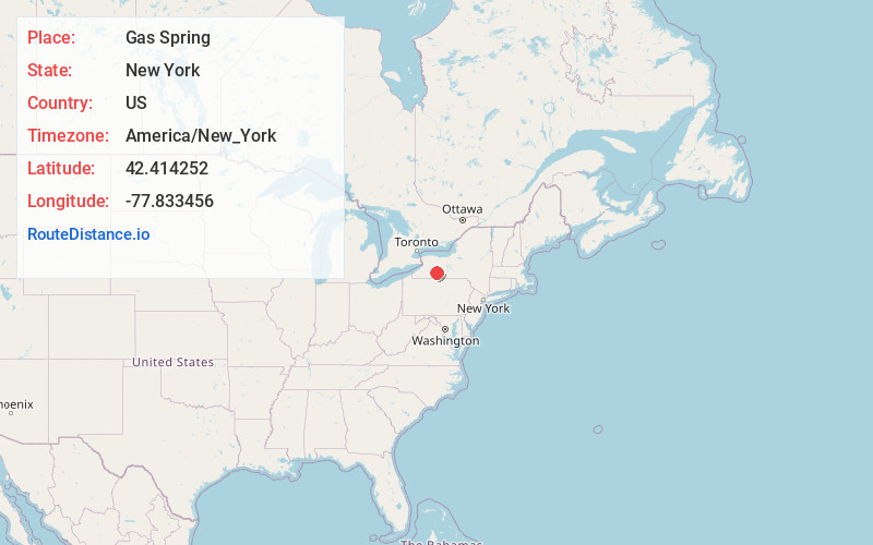 Map of Gas Spring