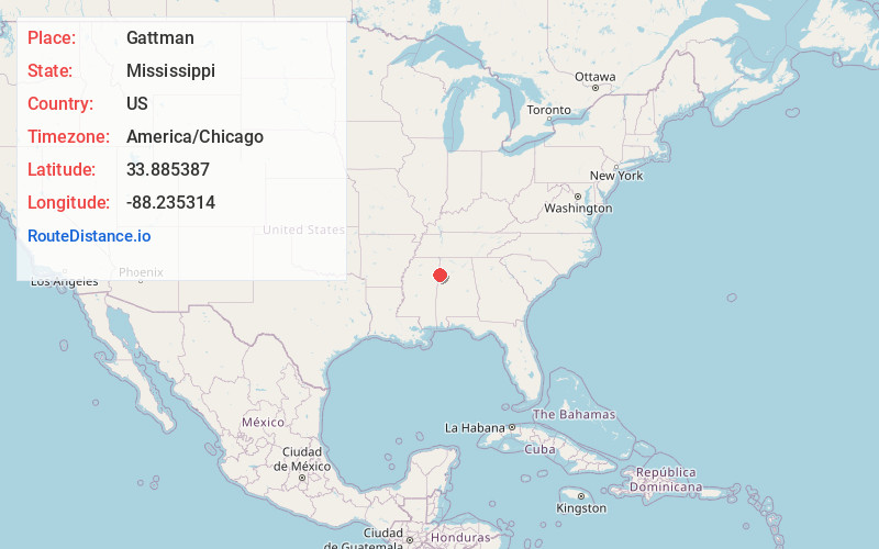 Map of Gattman