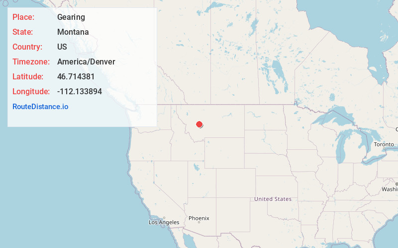 Map of Gearing