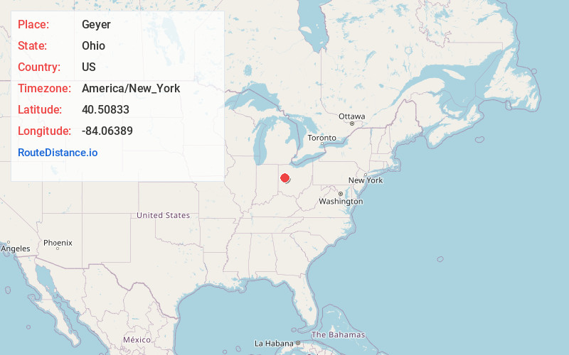 Map of Geyer