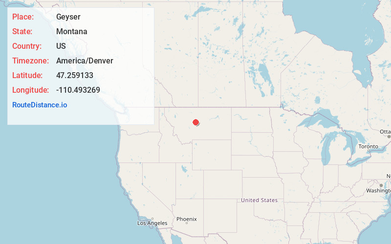 Map of Geyser