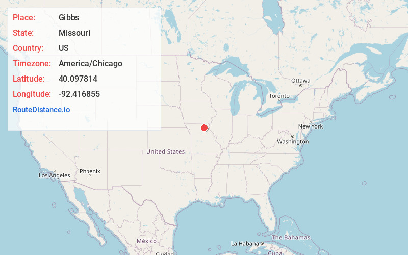 Map of Gibbs