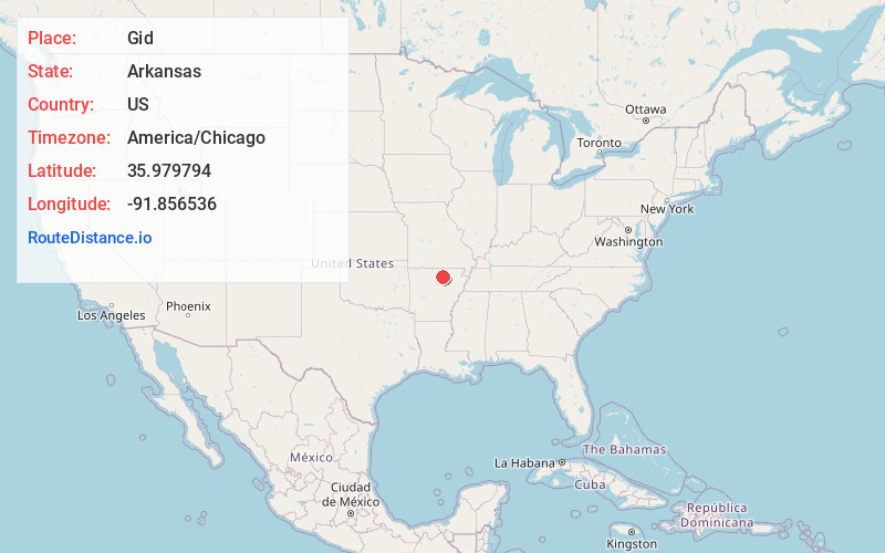 Map of Gid
