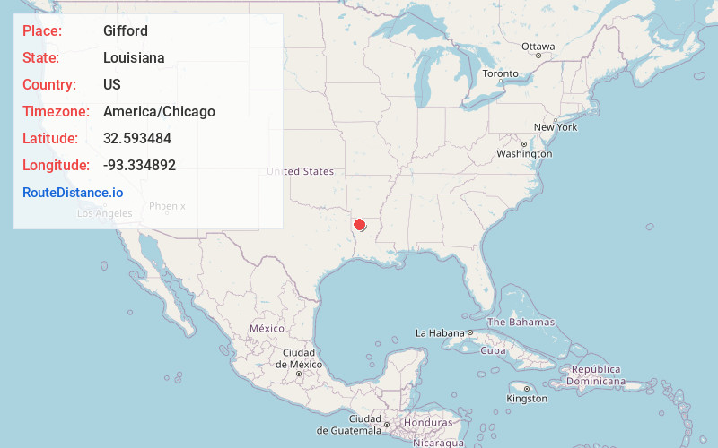Map of Gifford