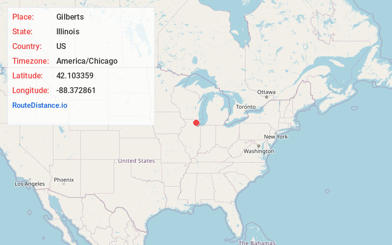 Map of Gilberts