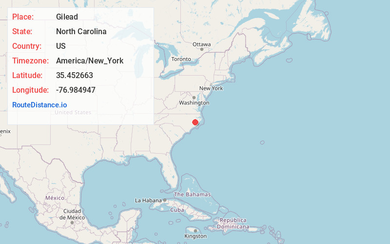Map of Gilead