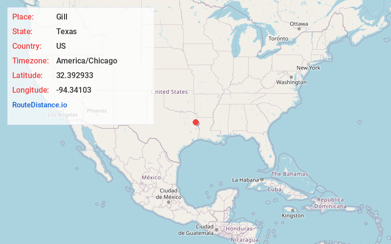 Map of Gill