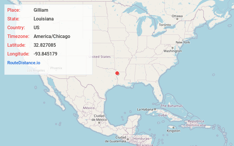Map of Gilliam