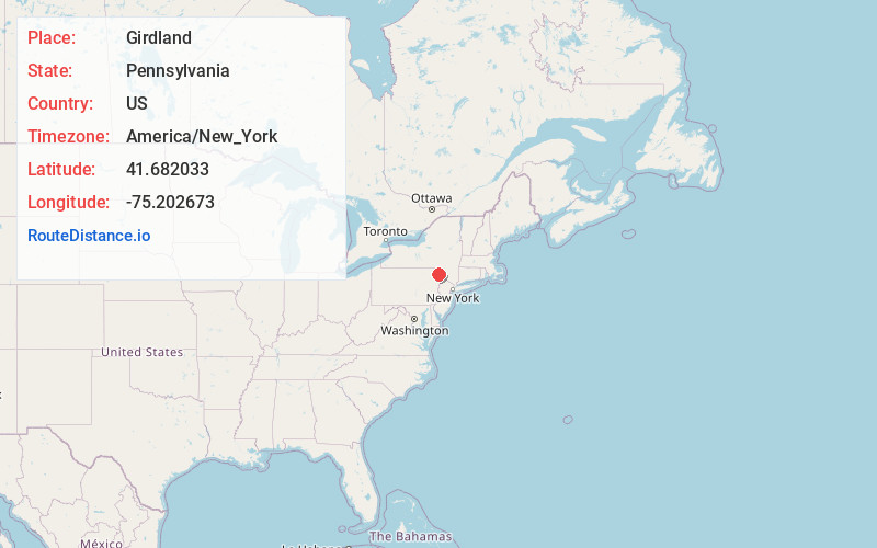 Map of Girdland
