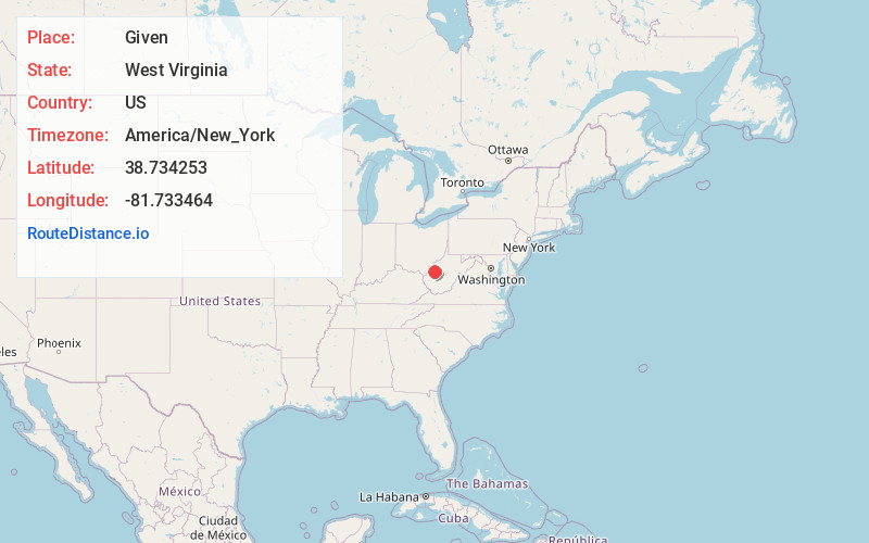 Map of Given