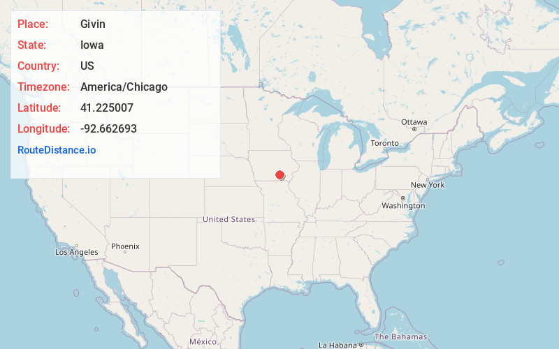 Map of Givin