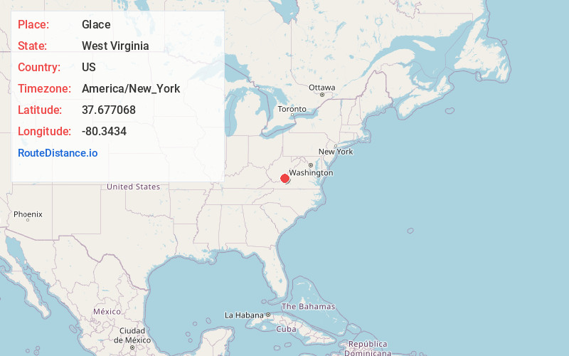 Map of Glace
