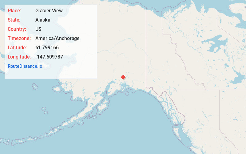 Map of Glacier View