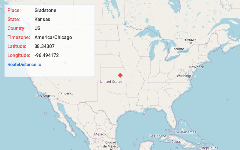 Map of Gladstone