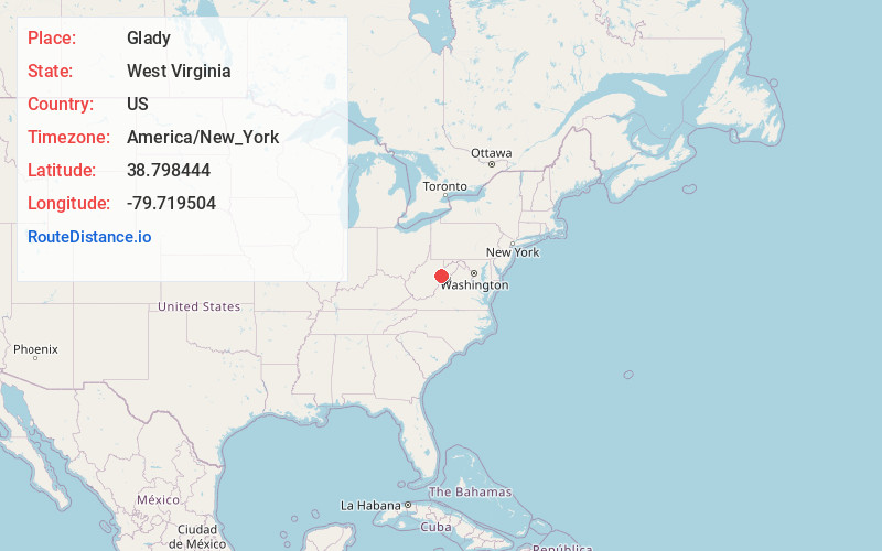 Map of Glady