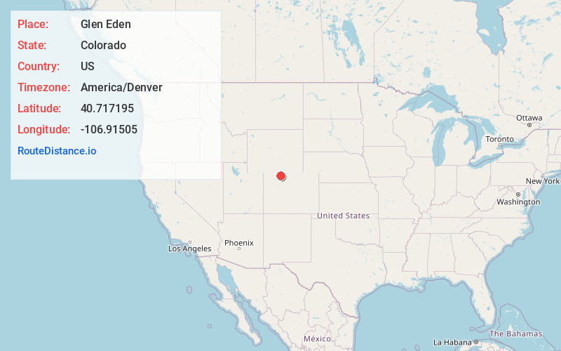 Map of Glen Eden