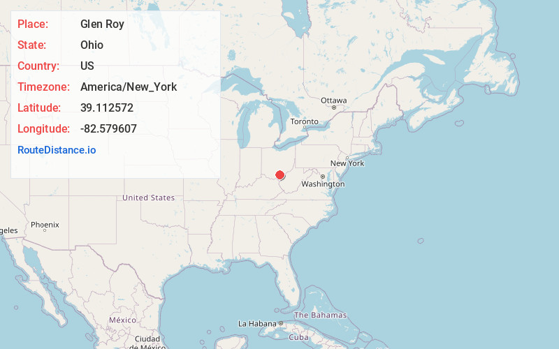 Map of Glen Roy