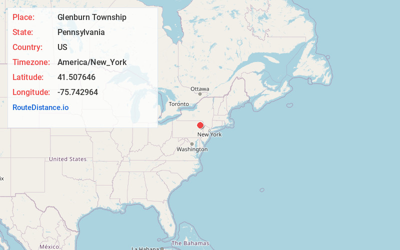 Map of Glenburn Township