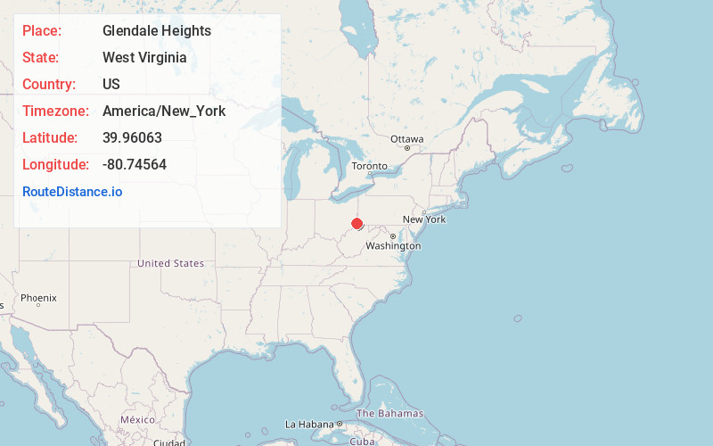Map of Glendale Heights