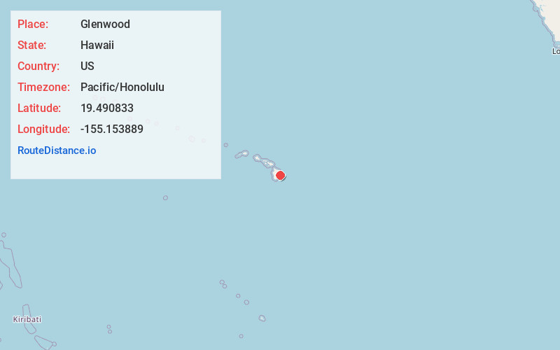 Map of Glenwood