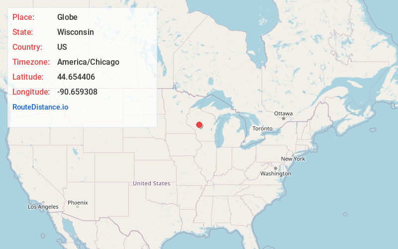 Map of Globe
