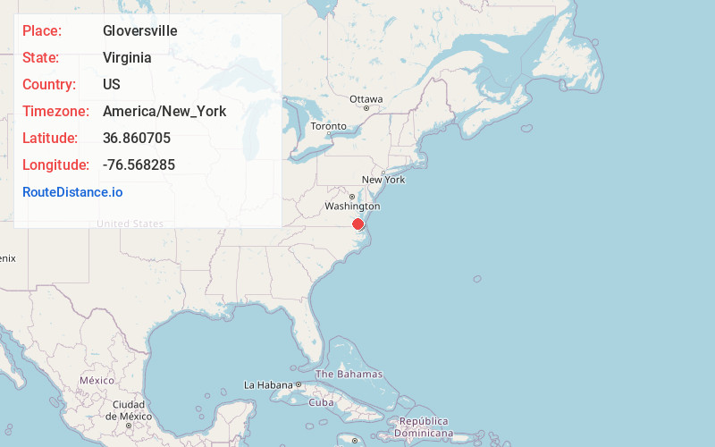 Map of Gloversville