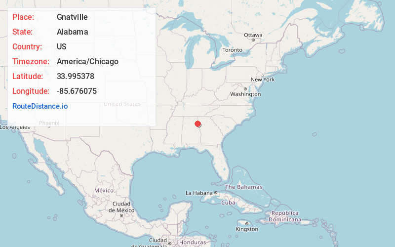 Map of Gnatville