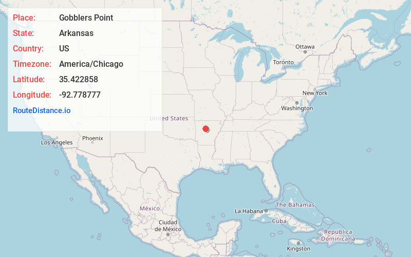 Map of Gobblers Point