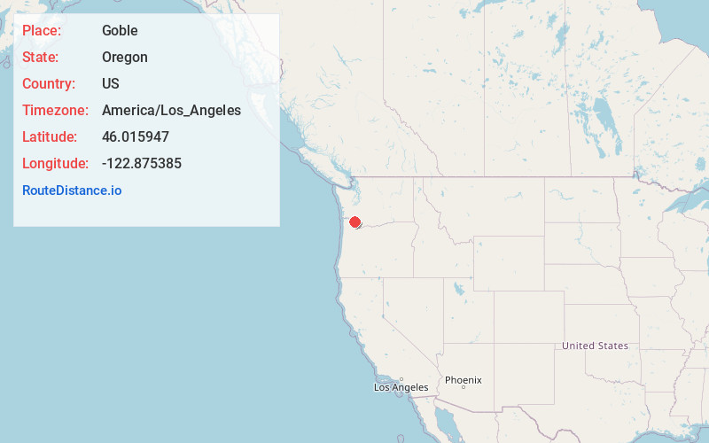 Map of Goble