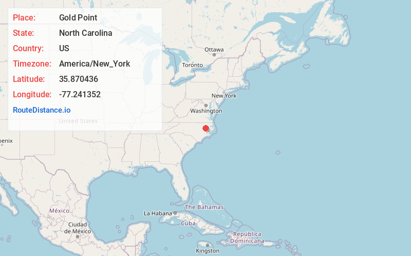 Map of Gold Point