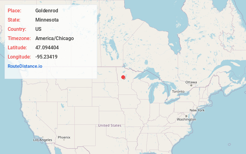 Map of Goldenrod