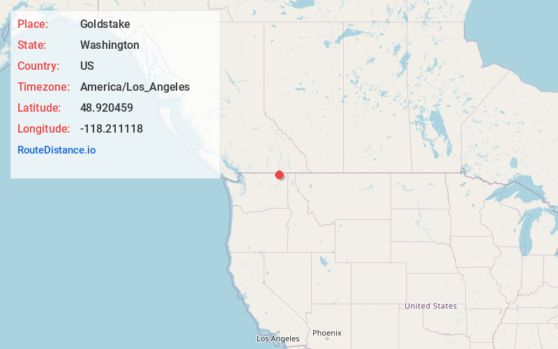 Map of Goldstake