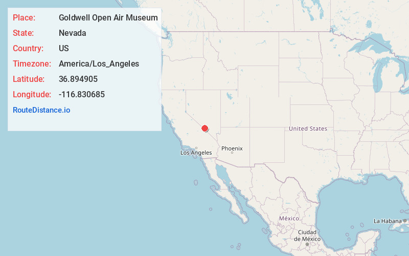 Map of Goldwell Open Air Museum