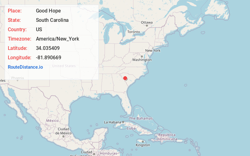 Map of Good Hope