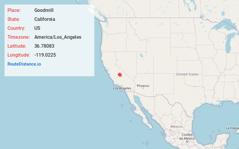 Map of Goodmill