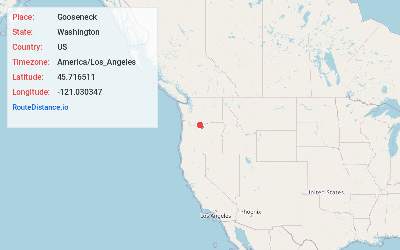 Map of Gooseneck