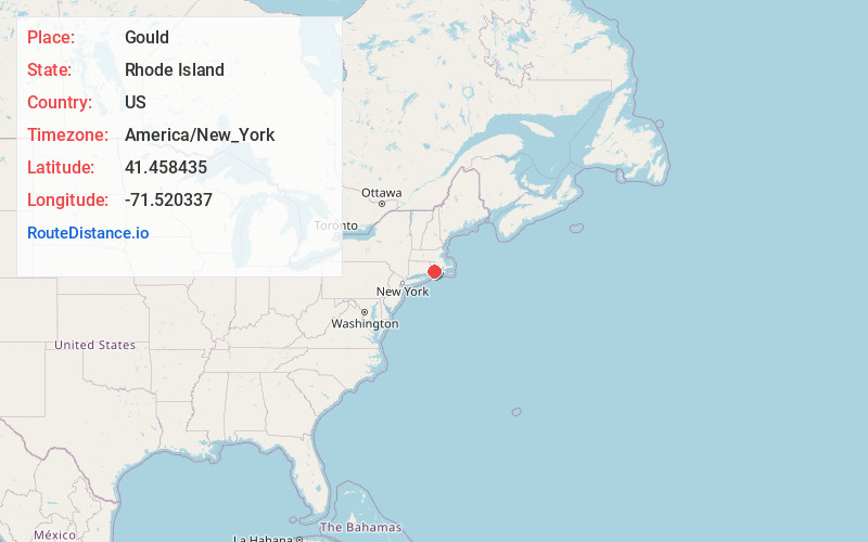 Map of Gould