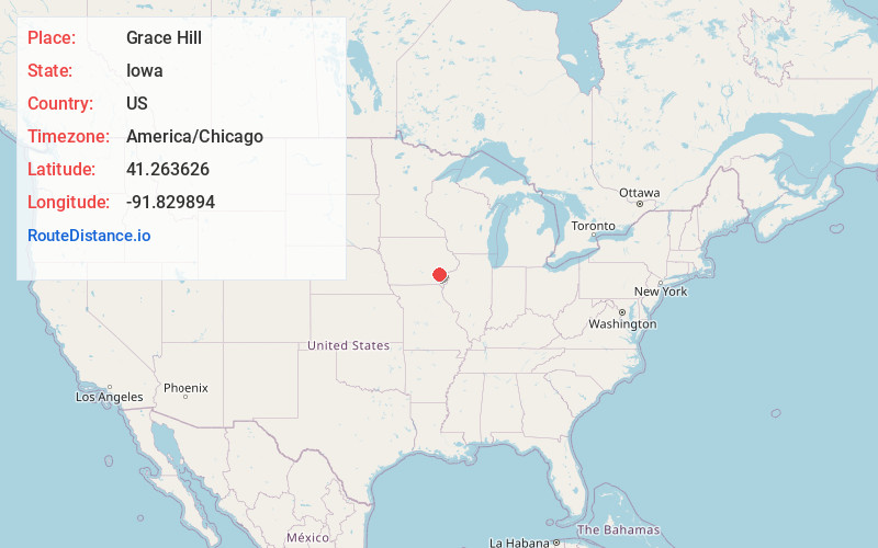 Map of Grace Hill